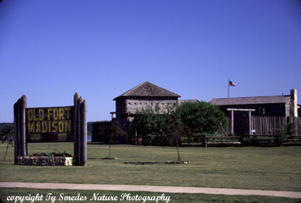 Old Fort at Fort Madison Iowa