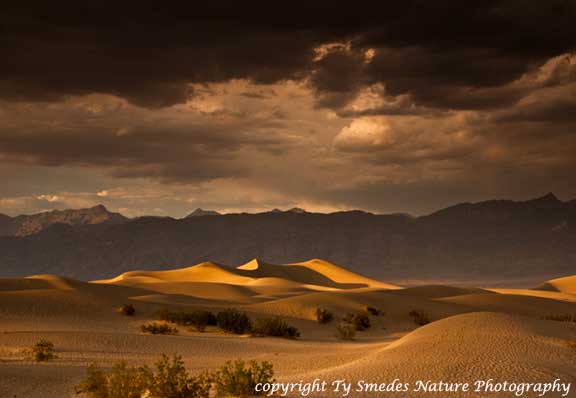 Storm over Death Valley