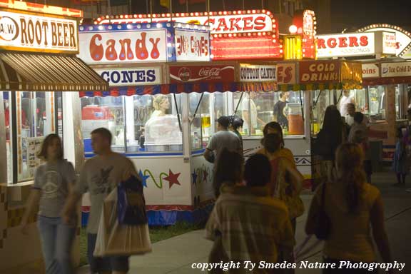 Food Stands at the Iowa State Fair