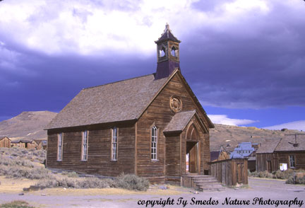 Church in Bodie Ghost Town, California