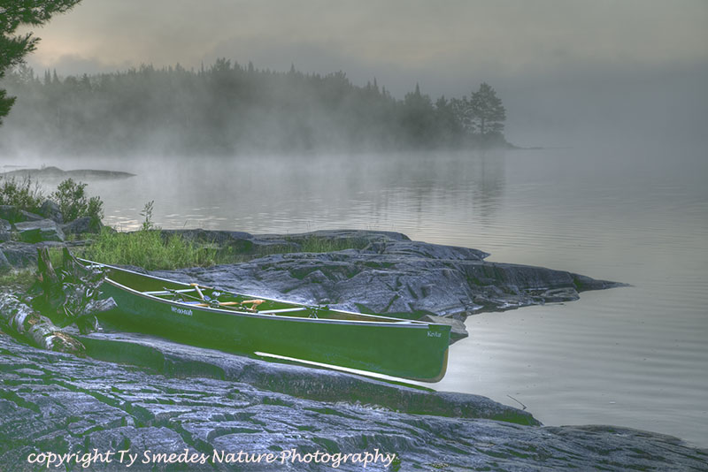 Early Morning Fog on a Boundary Waters Lake