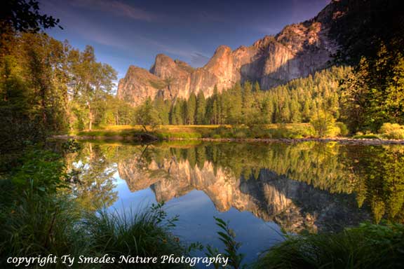 Merced River  Reflections- Yosemite National Park